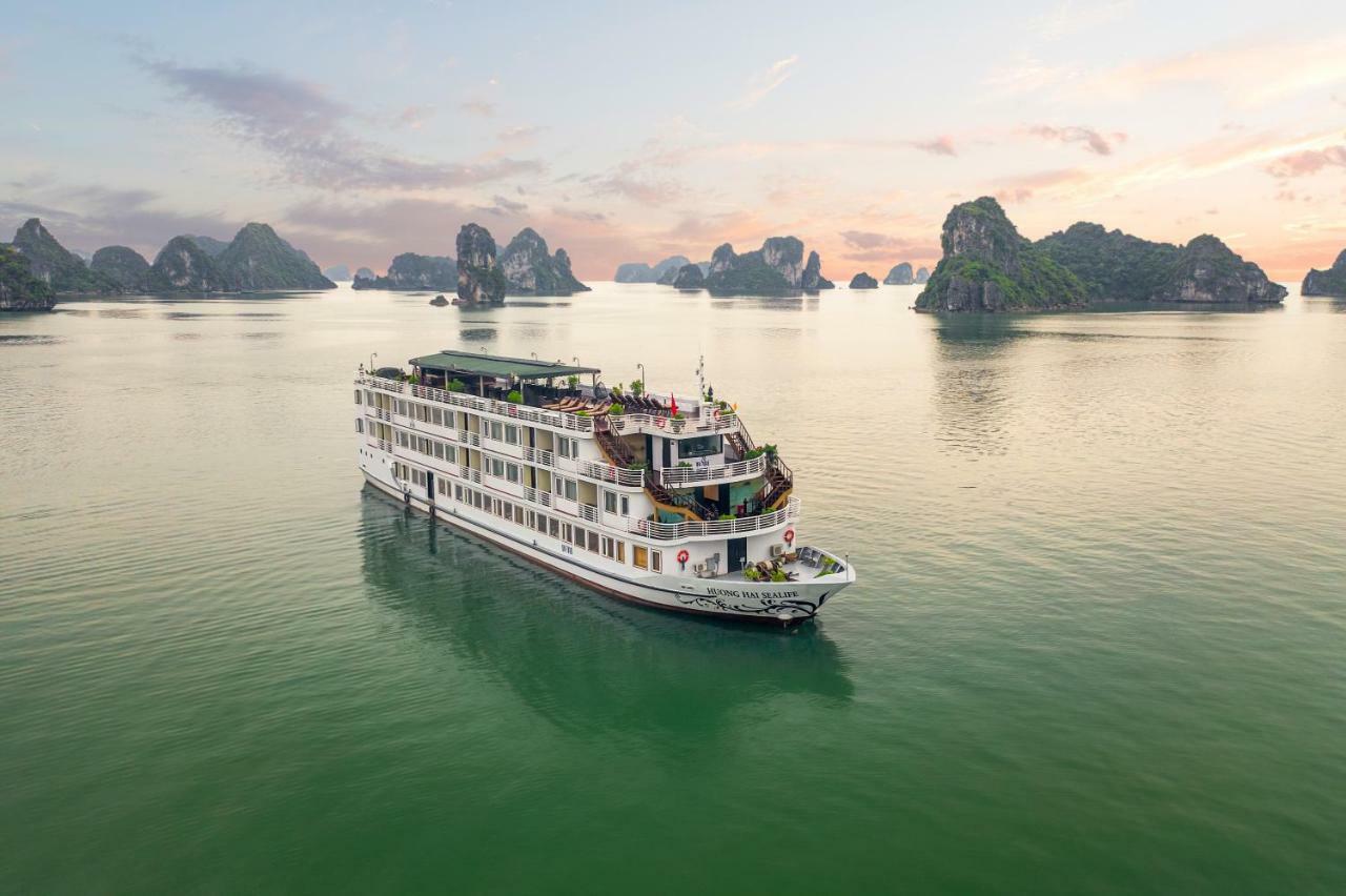 Hotel Huong Hai Sealife Cruise Hạ Long Exterior foto