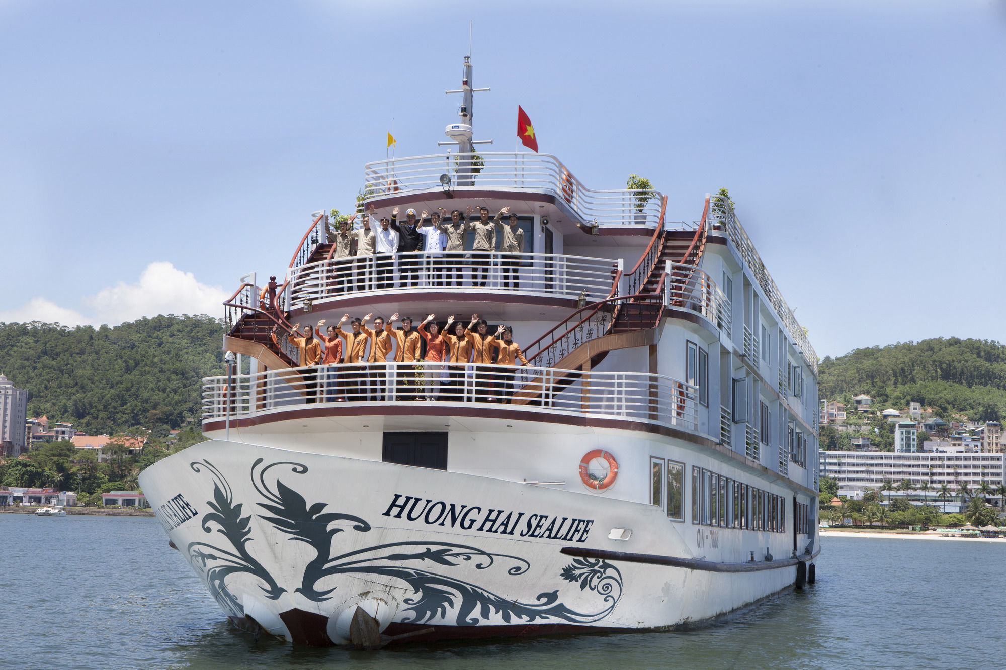 Hotel Huong Hai Sealife Cruise Hạ Long Exterior foto